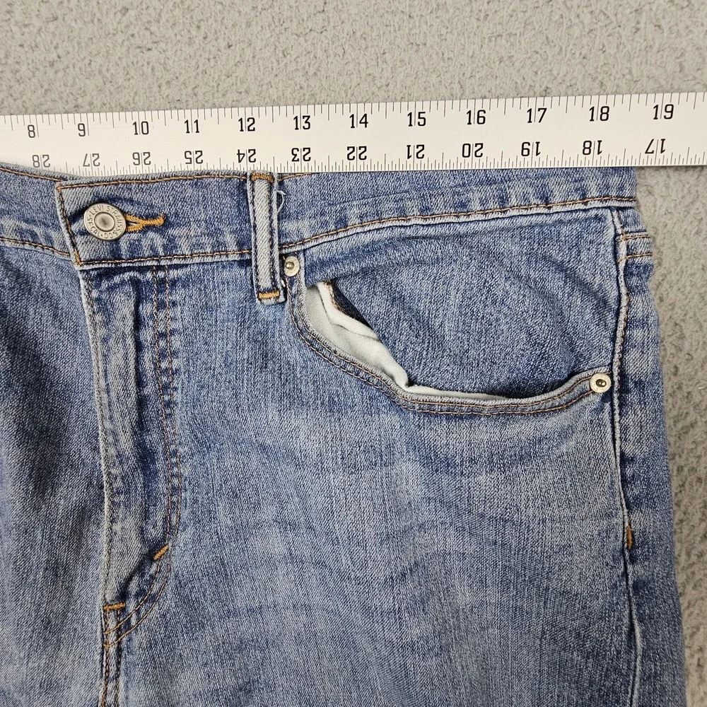 Levi's 505 Men's Straight Leg Regular Fit Jeans Light Wash W36 L30 90s Skater‎
